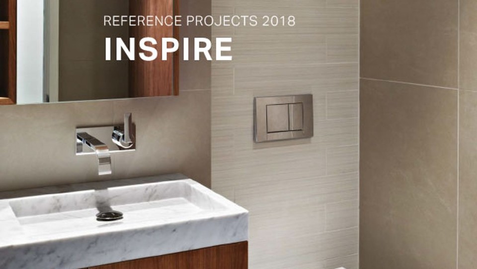 Geberit Inspire magazine for designers and builders